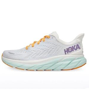 HOKA | Women’s Clifton 8 | Blanc De Blanc Purple Seafoam